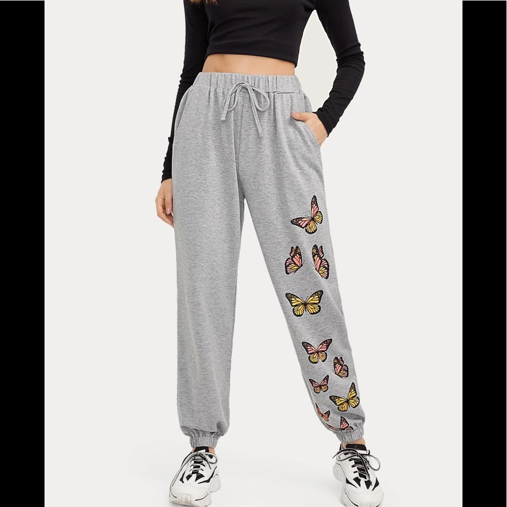 MISSGUIDED GRAY SWEATPANTS